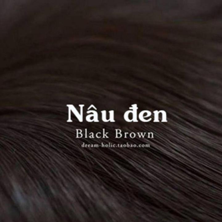 Kem nhuộm tóc màu nâu đen sẽ giúp bạn dễ dàng tô điểm màu sắc cho mái tóc của mình. Hãy xem bức hình này và cảm nhận sự quyến rũ trong kiểu tóc của bạn.