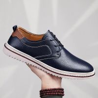 Mens Spikeless Golf Shoes Handmade Golf Walking Sneakers Mens Soft Leather Plus Size 48 Golf Sneakers Mens Casual Shoes