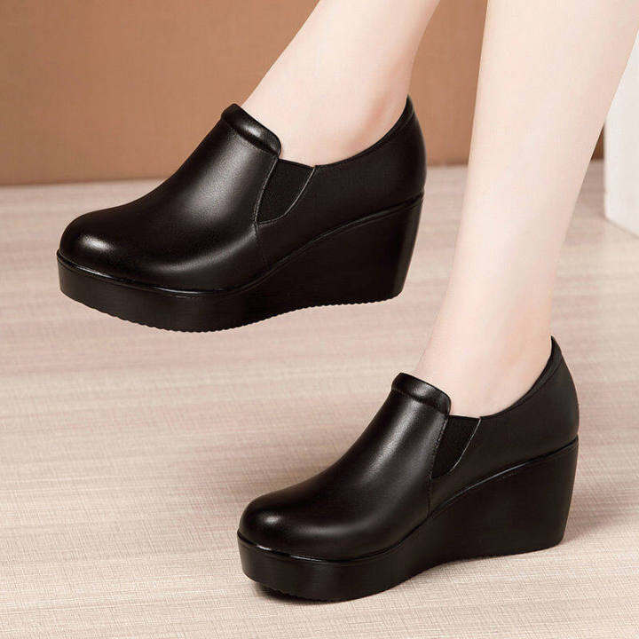 Wedge Heel for Women Korean Style 2023 New Women Shoes Korean Women ...