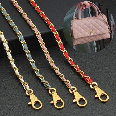suitable for CHANEL¯ Bag chain single buy cocohandl diagonal leather chain copper chain strap