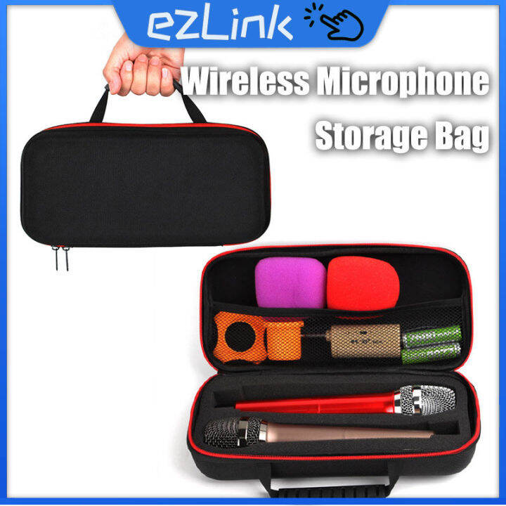 Wireless Microphone Storage Bag Portable Microphone Carry Bag Lazada PH