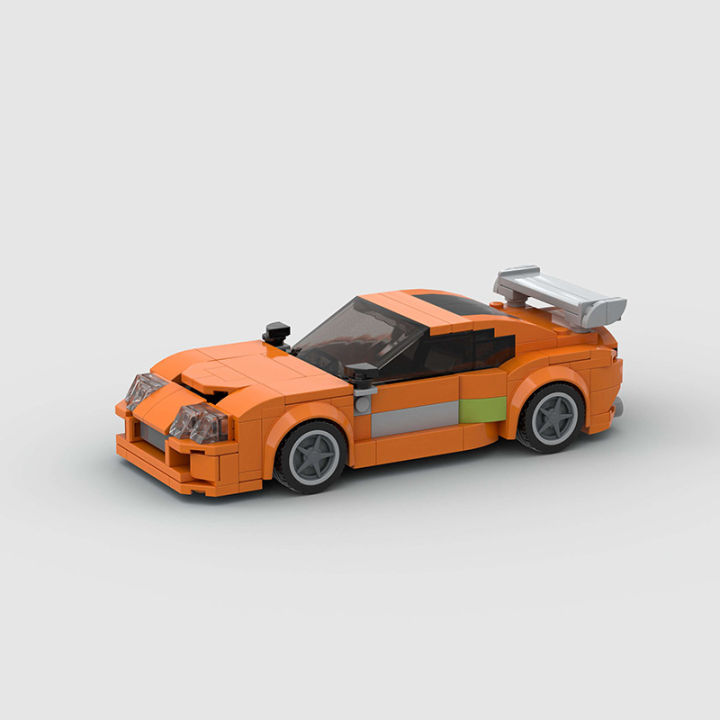 MOC Toyota Supra MK4 Super Sports Cars Building Blocks Bricks Toys For ...