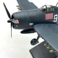 โมเดลเครื่องบินเครื่องบินรบ Hellcat 1:72 F6F โลหะพร้อมแท่นสะสมชุดการก่อสร้างเครื่องบินของตกแต่งห้องทำงานบ้าน