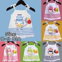 Cheron 21499-ชุดเดรส Baju Bayi Perempuan สำหรับเด็กผู้หญิงแรกเกิด0-3เดือนใหม่ล่าสุดผ้าเจอร์ซีย์จาก Kekinian