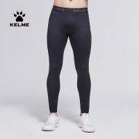 KELME Carl ความงามของกางเกงขายาวสีดำวิ่งออกกำลังกายกางเกงวอร์มกีฬาสำหรับผู้ชายระบายอากาศและเหงื่อบวกกางเกงซับเหงื่อ2023ใหม่สเปน