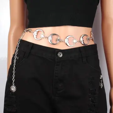 Multilayer waist chain belt women girls adjustable metal body link belts  for jeans dresses | Fruugo ZA