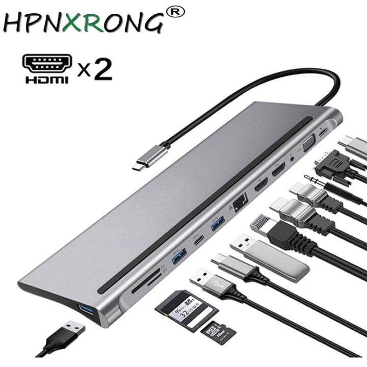 Docking Station Triple Monitor For Macbook Air M1 & Windows/Thunderbolt