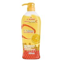 ? A Bonne Miracle Whte C Milk Lotion UV Moisture &amp; Hydrating 500 ml โลชั่นนมผสม [ สินค้ามาใหม่ ]