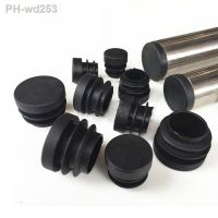 Round Plastic Blanking End Cap Black Tube Pipe Inserts Plug Bung 14mm-60mm