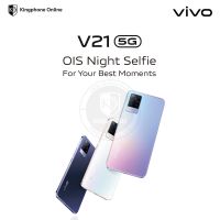 Vivo V21 5G Ram 8GB | Rom 128GB กล้องหน้าเซลฟี่สุดเพอร์เฟกต์ มีระบบกันสั่น ที่มาพร้อม 44MP OIS Night Selfie