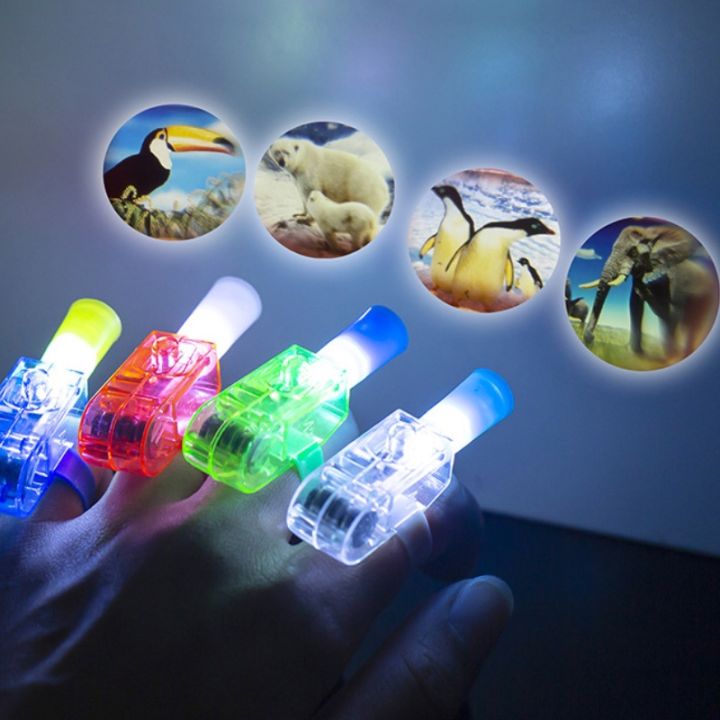 sabai-sabai-codแหวนไฟ-led-10pcs-ภาพการ์ตูน-ของเล่นเรืองแสง-ของเล่นฉายภาพ-ของเล่นเพื่อการศึกษา-ของเล่นเด็ก