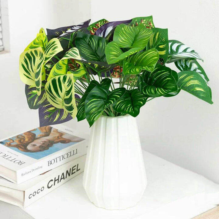【Local Delivery】Artificial Leaves Fake Plants Green Fake Flowers