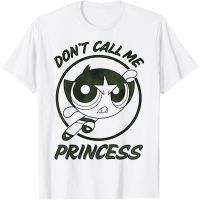 【HOT】เสื้อยืดแขนสั้นChildrens T-Shirt CN The Powerpuff Girls Buttercup Call Me Princess T-Shirt Childrens T-Shirt Fash100%cotton