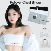 Tube Whole Bandage Chest Binder Pullover Breast Binder Flat Chest Supporter Cosplay Tomboy Strapless Chest Binder