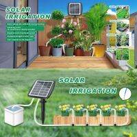 Solar Panel Powered Water Fountain Pool Pond Garden Water Sprinkler Sprayer with Water Pump amp Heads Aquarium fountain