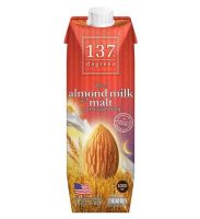 137 Degrees Almond Milk with MALT 137ดีกรี น้ำนมอัลมอนด์ สูตรมอลต์ 1000ml.