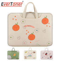 EverToner เคสซองใส่แท็บเล็ตแล็ปท็อปน่ารัก,เคสโน้ตบุ๊ก13 14 14.2 15 15.6นิ้วสำหรับคอมพิวเตอร์มืออาชีพอากาศกระเป๋าเอกสารกระเป๋าถือ