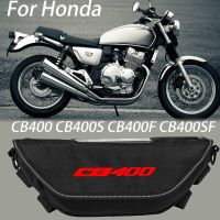 สำหรับฮอนด้า CB400 CB400S CB400F CB400SF CB 400อุปกรณ์ตกแต่งจักรยานยนต์มือจับกันน้ำและกันฝุ่นกระเป๋าเก็บของกระเป๋านำทาง