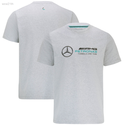 2023 Mercedes Amg Petronas F1 Logo Printed T-shirt, Large Grey, Summer Fashion, Mens And Womens Sizes 44 Purple 2023 Unisex