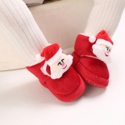 Forever CY Baby Newborn Girl Warm Shoes Santa Claus Winter Snow Boots Baby