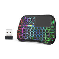 Air Mouse Keyboard Type C คีย์บอร์ดไร้สายขนาดเล็กแบบชาร์จไฟได้2.4G Bluetooth เรียนรู้ปุ่มพิเศษสำหรับ Windows