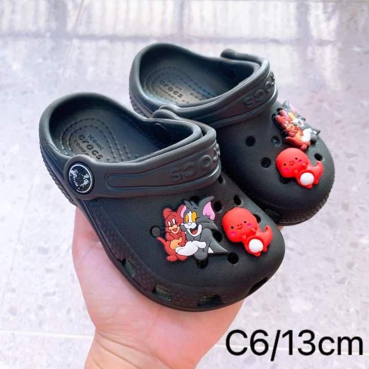 รองเท้า-crocs-classic-clog-for-kid-รองเท้าแตะ-รองเท้าลำลองเด็ก-24-35