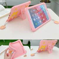 {RUBBIE Shell}การ์ตูนเด็กกรณีแท็บเล็ตสำหรับ iPad 2 3 4 Soft Silicon เด็กน่ารักปกคลุมสำหรับ Ipad 5th 6th 9.7นิ้ว2017 2018มินิ4 5 9th Gen 10.2