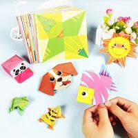 Montessori Toys DIY Kids Craft Toy 3D Cartoon Animal Origami Handcraft Paper Art Learning Educational Toys for Children