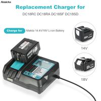 14.4V/18V 3.5A Li-Ion Battery Charger For Makita DC18RF BL1840 BL1830 BL1430 BL1440 DC18RC 3.5A Charging Tool With USB Port