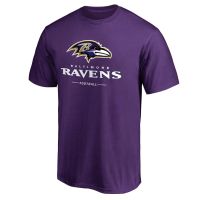 high-quality The NFL NFL Ravens Baltimore Ravens cotton round collar T-shirt with short sleeves