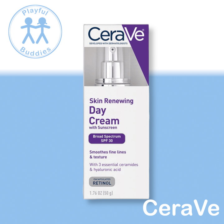 CeraVe Skin Renewing Day Cream SPF 30 1.76 oz (50 g) Lazada PH