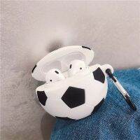 Football Cartoon Case For airpods 1 2 3 Pro Cover Wireless earphone airpod Carabiner Soft Silicone air pod Case Wireless Earbud Cases