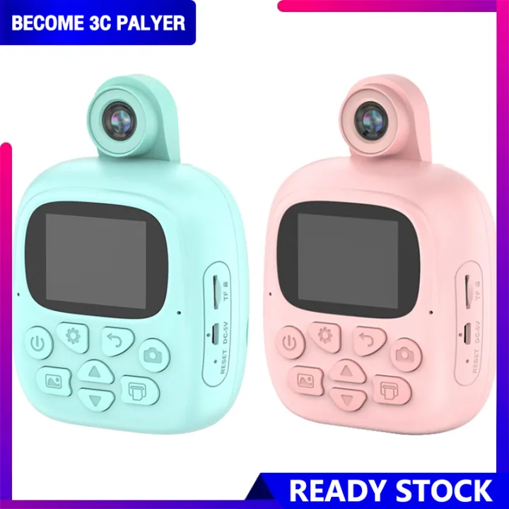 Kids Film Camera Thermal Printer Paper Photo Portable Pocket Video