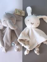℡❅✣ Baby skin-friendly soothing towel baby can enter sleep artifact newborn soft doll 01-year-old sleeping toy