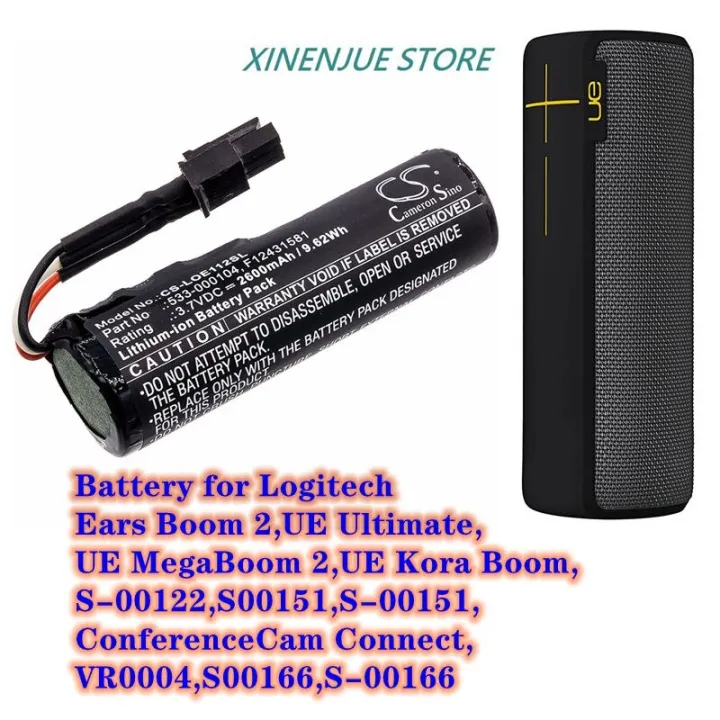 Speaker Battery 2600mah3400mah For Logitech Ears Boom 2s 00122s00151ue Kora Boomue Megaboom 4685