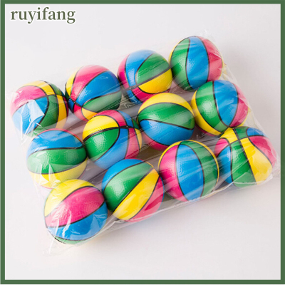 ruyifang 6.3cm PU Ball Toy Hand exercise stress Relief Soft Foam Ball เด็ก X-Mas Gift