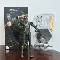 ZD ของเล่น Marvel รูป No Way Home Integrated Black Gold ชุด Action Figure Joint เคลื่อนย้ายได้ Man รุ่นของเล่นของขวัญ