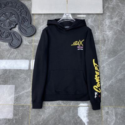 COLG Chrome Hearts 2023 autumn and winter new hand-painted graffiti surfers logo hooded sweater loose fashion all-match mens and womens same style