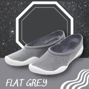 GIÀY BỎ TÚI KUMUELLO- FLAT GREY NGƯỜI LỚN