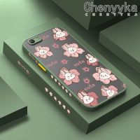 เคส F1S Chenyyka สำหรับ OPPO เคสแข็งกันแรงกระแทกลายกระต่ายน่ารักบางลายขอบซิลิโคนอ่อนนุ่มเคสโทรศัพท์คลุมทั้งหมดเคสป้องกันเลนส์กล้อง