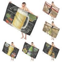 ❖✇ Hawaiian style bathroom adult soft bath towel sauna large beach towel modern fitness towel hotel womens shower quick drying