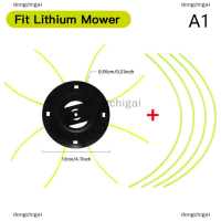 dongchigai เครื่องตัดหญ้าเหล็กไร้น้ำมัน ลิเธียมสำหรับตัดหญ้าที่เล็มหัวกำจัดวัชพืชในสวนแบบไร้น้ำมัน4เส้น