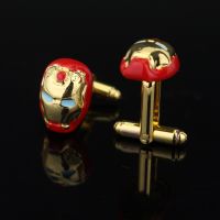 【hot】 The Super hero Iron Man Shirt Male Cuff Prom Fans Jewelry