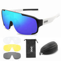 POC Bike Sport Sunglasses 4 Lenses Set Cycling Glasses Men Women Mountain Bicycle MTB Cycle Eyewear