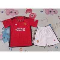 ชุดเสื้อฟุตบอล และกางเกงขาสั้น ลาย Manchester United คุณภาพสูง สําหรับเด็ก 2324