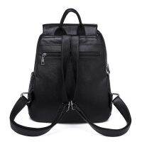 Yogodlns Simple Womens Backpack Travel PU Leather Daypack Large Capacity Bags for Female