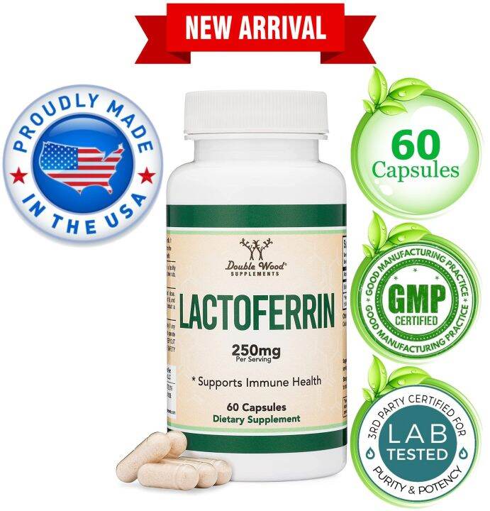 60 Caps Lactoferrin Super Extract Enhanced Absorption for Cellular