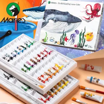 5/12ml Watercolor Paint Set 12/18/24 Color Marley Painting