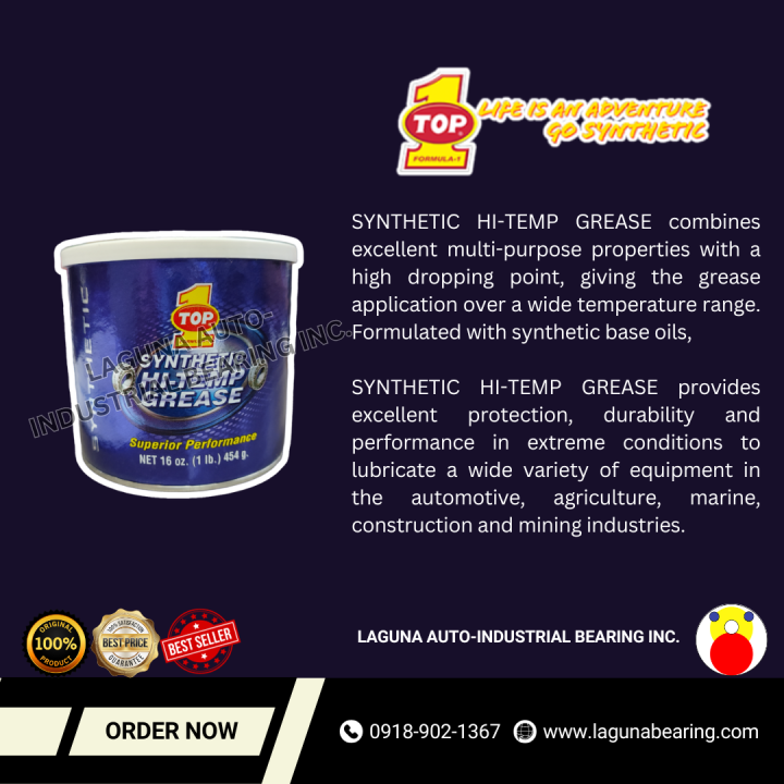 SYNTHETIC HIGHTEMP. GREASE Lazada PH