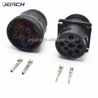 1set 9 pin HD16-9-1939S HD10-9-1939P Deutsch black circular Aviation female male connector for Track J1939